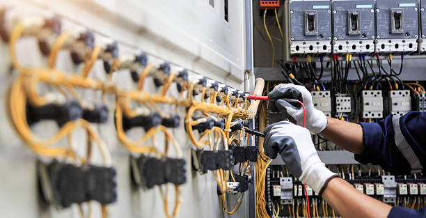 Professional Electrician technician working in Garland, NC